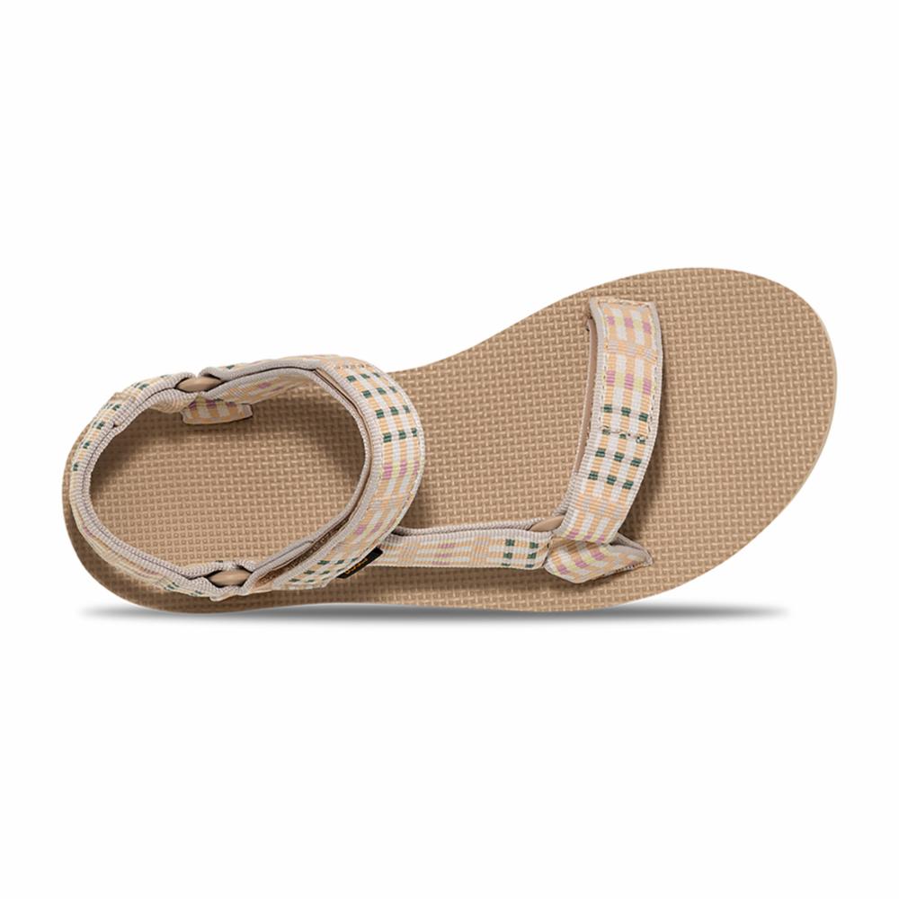 Teva Women ORIGINAL UNIVERSAL MODERN CHECK TAUPE