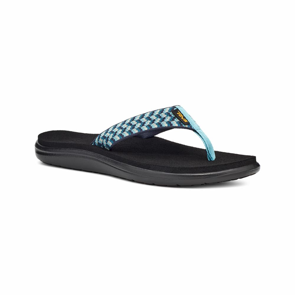 Teva Women VOYA FLIP PAINT TRACKS BLUE – Teva Canada