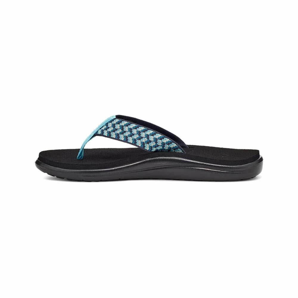 Teva Women VOYA FLIP PAINT TRACKS BLUE – Teva Canada