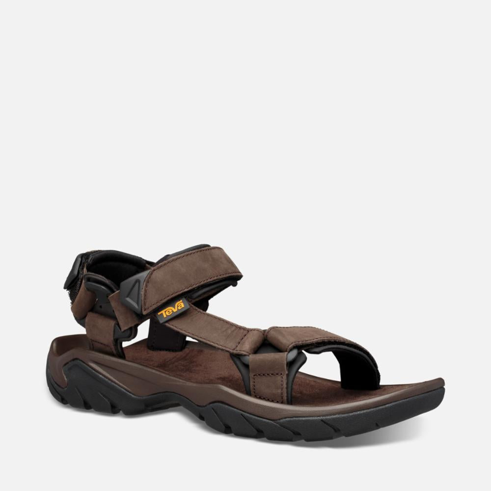 Teva Men TERRA FI 5 UNIVERSAL LEATHER TURKISH COFFEE